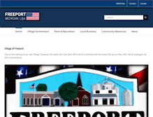 Tablet Screenshot of freeportmichigan.org